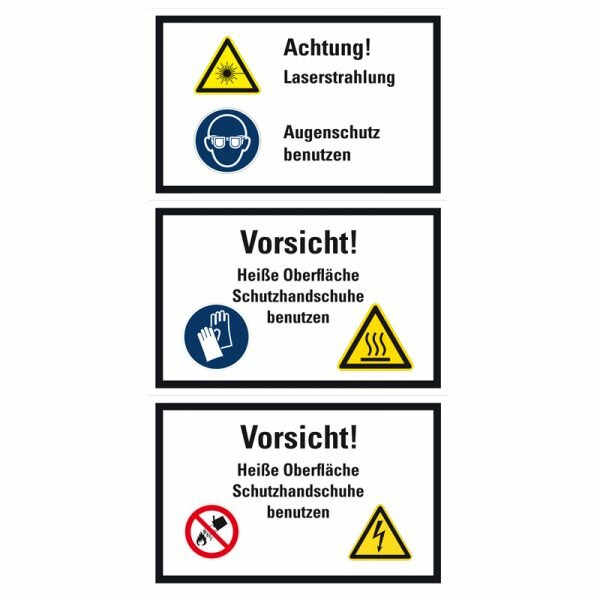 SGK02 Gebotszeichen Kombischild "Gehörschutz benutzen" mit Text