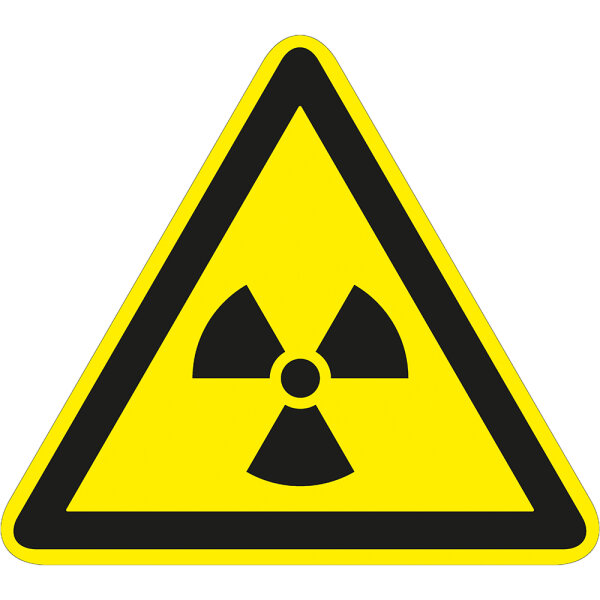 SW03 Warnzeichen "Warnung vor radioaktiven Stoffen oder isonisierender Strahlung"
