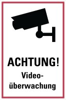 HZ13 Hinweisschild "Videoüberwachung Version...