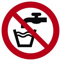 SV22 Verbotszeichen "Kein Trinkwasser"