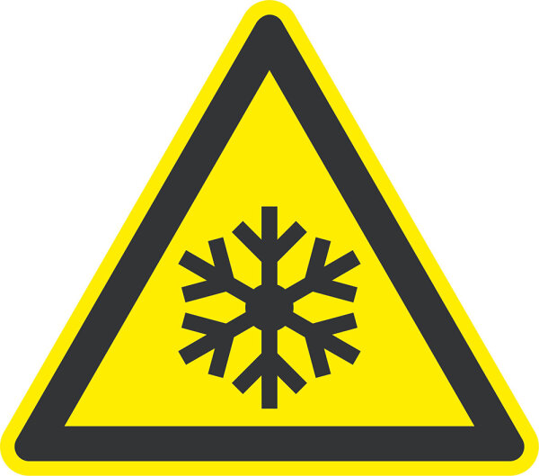 SW10 Warnzeichen "Warnung vor niedriger Temperatur/Frost"