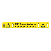 Wiederstandsfähiges Warnmarkierungsband bedruckt "ESD Protected Area" BM-110