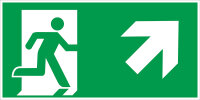 SR47 Rettungszeichen "Rettungsweg rechts...