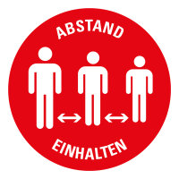 SG40 Gebotszeichen "ABSTAND EINHALTEN (Version...