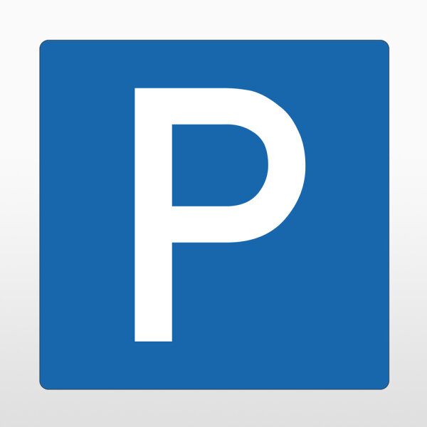 Parkplatzkennzeichen "Parkplatz"