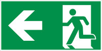 SR41 Rettungszeichen "Rettungsweg links"