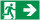 SR44 Rettungszeichen "Rettungsweg rechts"