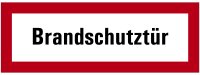 SB40 Brandschutzzeichen "Brandschutztür"