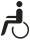 Symbol "Rollstuhlfahrer"