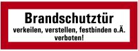 SB41 Brandschutzzeichen &quot;Brandschutzt&uuml;r...