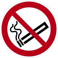 SV04 Verbotszeichen "Rauchen verboten" 75 mm Folie
