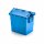 Mehrwegbehälter mit Deckel, blau, 400 x 300 x 350 mm