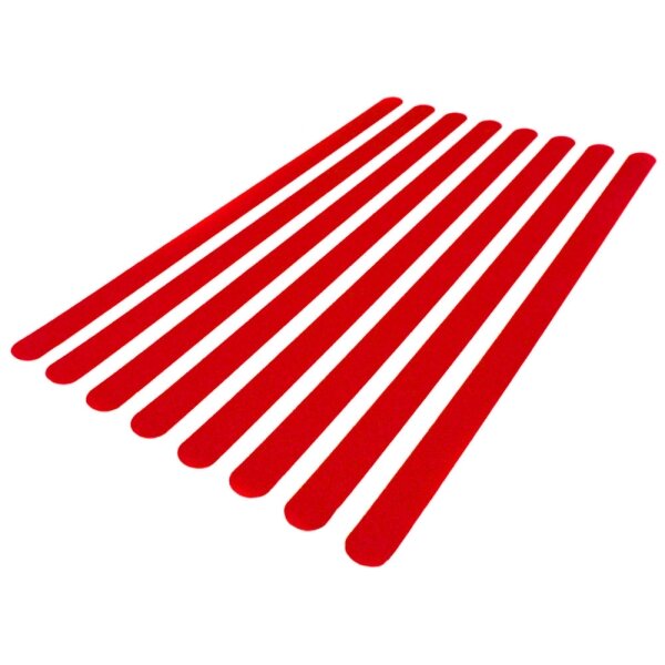 Antirutsch-Streifen, 8er Set, rot, 30 x 640 mm