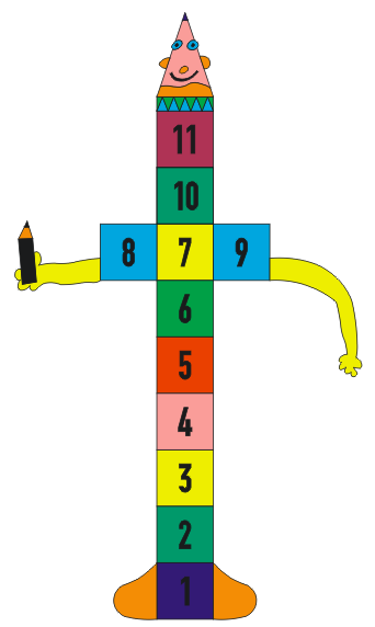 Schulhof-und Spielplatzgestaltung "Bleistift"