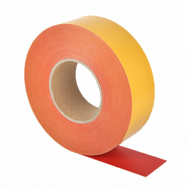 Bodenmarkierungsband PVC strapazierfähig BM-050, rot, 75 mm x 25 m