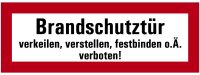 SB41 Brandschutzzeichen "Brandschutztür...