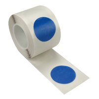 Bodenmarkierungs-Punkte - PVC, blau, 50 mm x 10 m