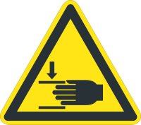 SW24 Warnzeichen "Warnung vor Handverletzungen"...