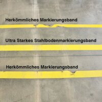 Bodenmarkierungsband Ultra Stahl BM-070, grau, 75 mm x 6 m