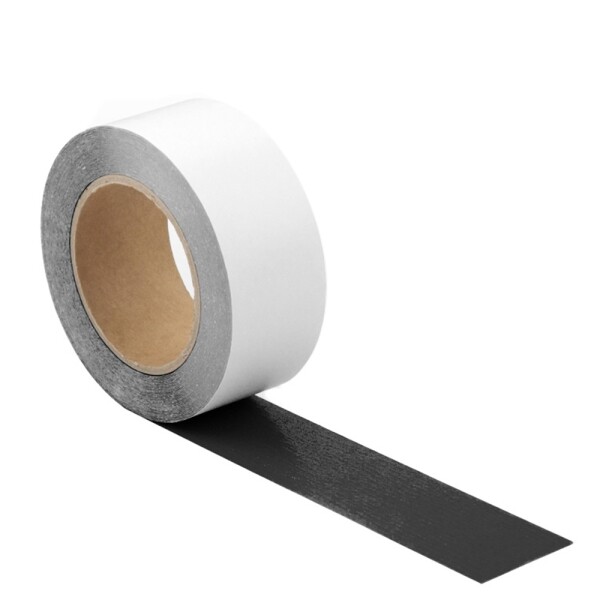 Bodenmarkierungsband antirutsch Plus BM-030-1 schwarz, Kleber ablösbar, 50 mm x 10 m
