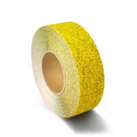 Bodenmarkierungsband rutschfest BM-090, gelb publik, 50 mm x 18 m