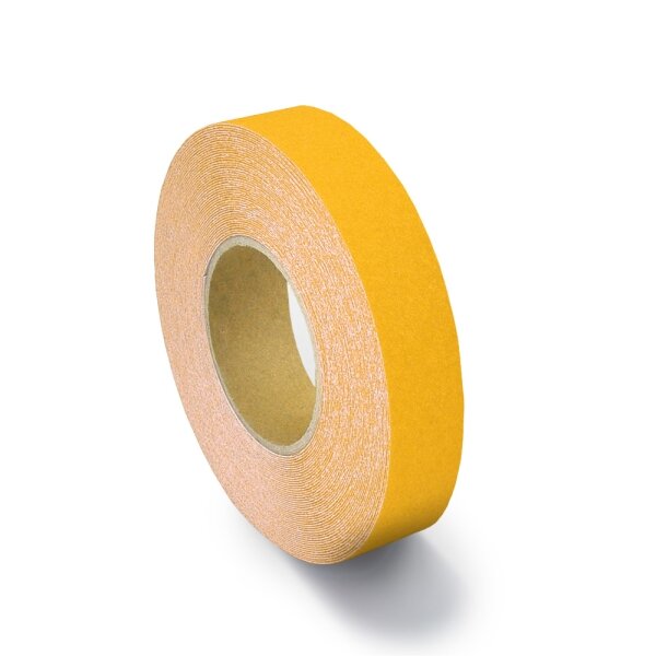 Bodenmarkierungsband rutschfest BM-090, gelb, 25 mm x 18 m