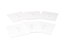 LSS Sprühschablonen "A-Z" 50 mm X