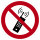 SV20 Verbotszeichen "Eingeschaltetet Mobiltelefone verboten" Aluverbund, 200 mm
