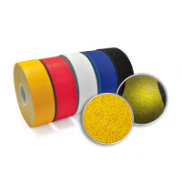 Bodenmarkierungsband reflektierend innen und außen BM-160, gelb, 100 mm x 12,5 m