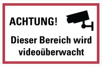 HZ12 Hinweisschild "Videoüberwachung Version...