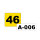 Zahlen/Ziffern gelb/schwarz Zahlen 61-70