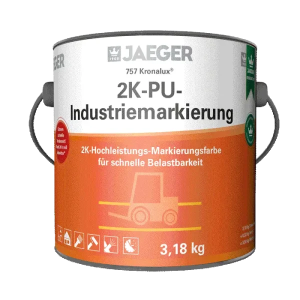 2K-PU-Industriemarkierung inkl. Härter gelb (ähnl. RAL 1023), in 1,1 kg