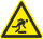 SW07 Warnzeichen "Warnung vor Hindernissen am Boden" PVC antirutsch indoor, 400 mm