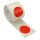 Bodenmarkierungs-Punkte - PVC, rot, 75 mm x 10 m