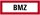 SB45 Brandschutzzeichen "BMZ" selbstklebende Folie,105x297 mm