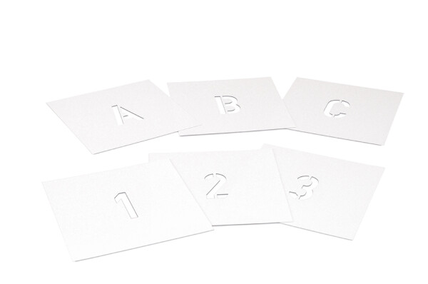 LSS Sprühschablonen "A-Z" 100 mm L