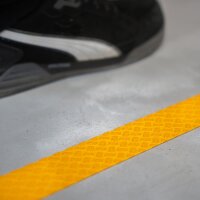 Bodenmarkierungsband taktil Blindenleitsystem BM-260, gelb, 30 mm x 12,5 m