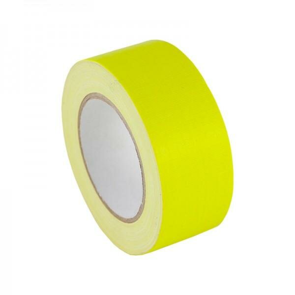 High Professional Gaffer Tape Gewebeklebeband matt BM-029, neon gelb,100 mm x 25 m