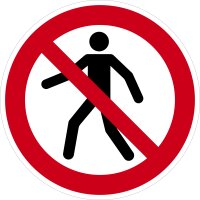 SV03 Verbotszeichen "Für Fußgänger...