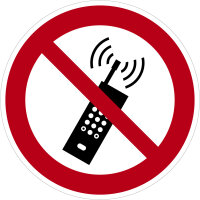 SV20 Verbotszeichen "Eingeschaltetet Mobiltelefone...