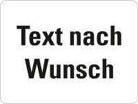 Lagerkennzeichnung Bodenmarkierungsschilder, PC kratzfest, weiß/schwarz, 100 x 300 mm