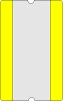 Bodenschild 1/2 DIN A4 längs gelb offen