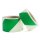 Nachleuchtendes Warnmarkierungsband schraffiert, grün, PVC antirutsch, 25 mm