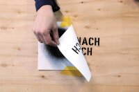 LSS Sprühschablonen Buchstaben "A-Z" Zeichenhöhe 200 mm, umlaufend 50 mm Sprühnebelschutz