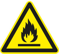 SW21 Warnzeichen "Warnung vor feuergefährlichen...