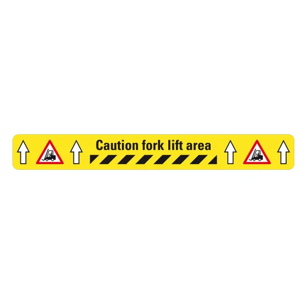 MUSTER: BM-050 Caution Fork lift area