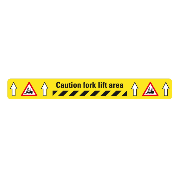 MUSTER: LPS-5125 Caution Fork lift area