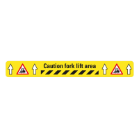 MUSTER: BM-050 Caution Fork lift area