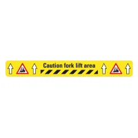 MUSTER: BM-050 Caution Fork lift area