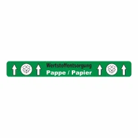 MUSTER: Wertstoffentsorgung Pappe / Papier BM-050 100 mm